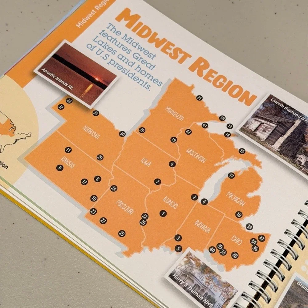 National Parks‎ Junior Ranger Passport Edition OS Kids Travel Summer Vacation